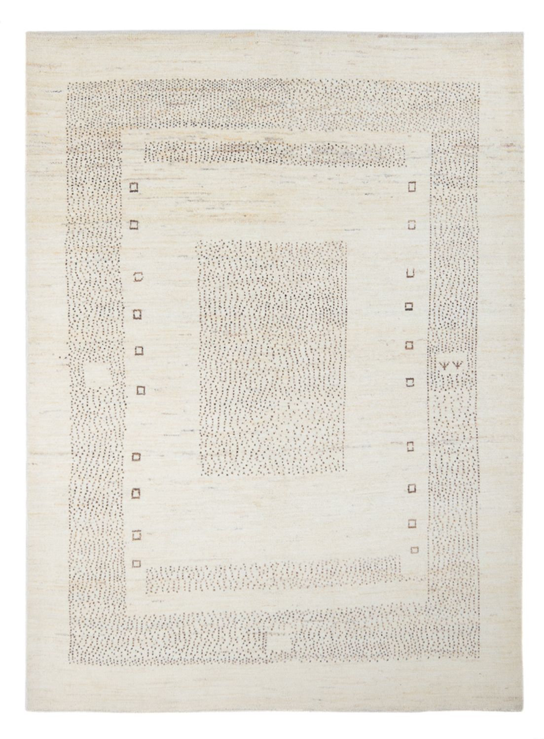 Gabbeh Rug - Perser - 190 x 144 cm - silver