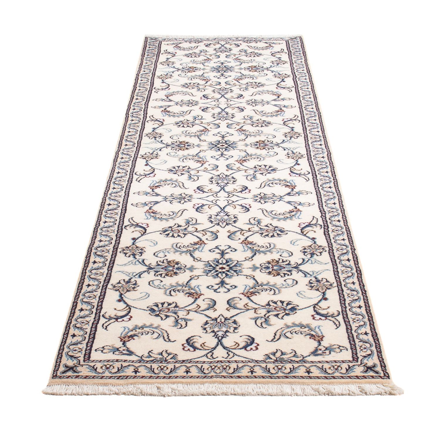 Runner Perser Rug - Nain - 290 x 74 cm - silver