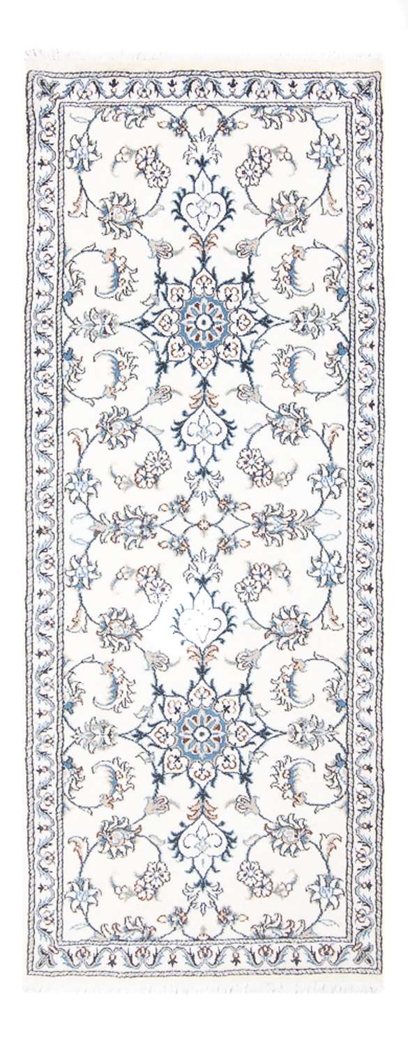 Runner Perser Rug - Nain - 196 x 77 cm - silver