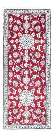 Runner Perser Rug - Nain - 196 x 76 cm - red