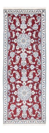 Runner Perser Rug - Nain - 206 x 76 cm - red