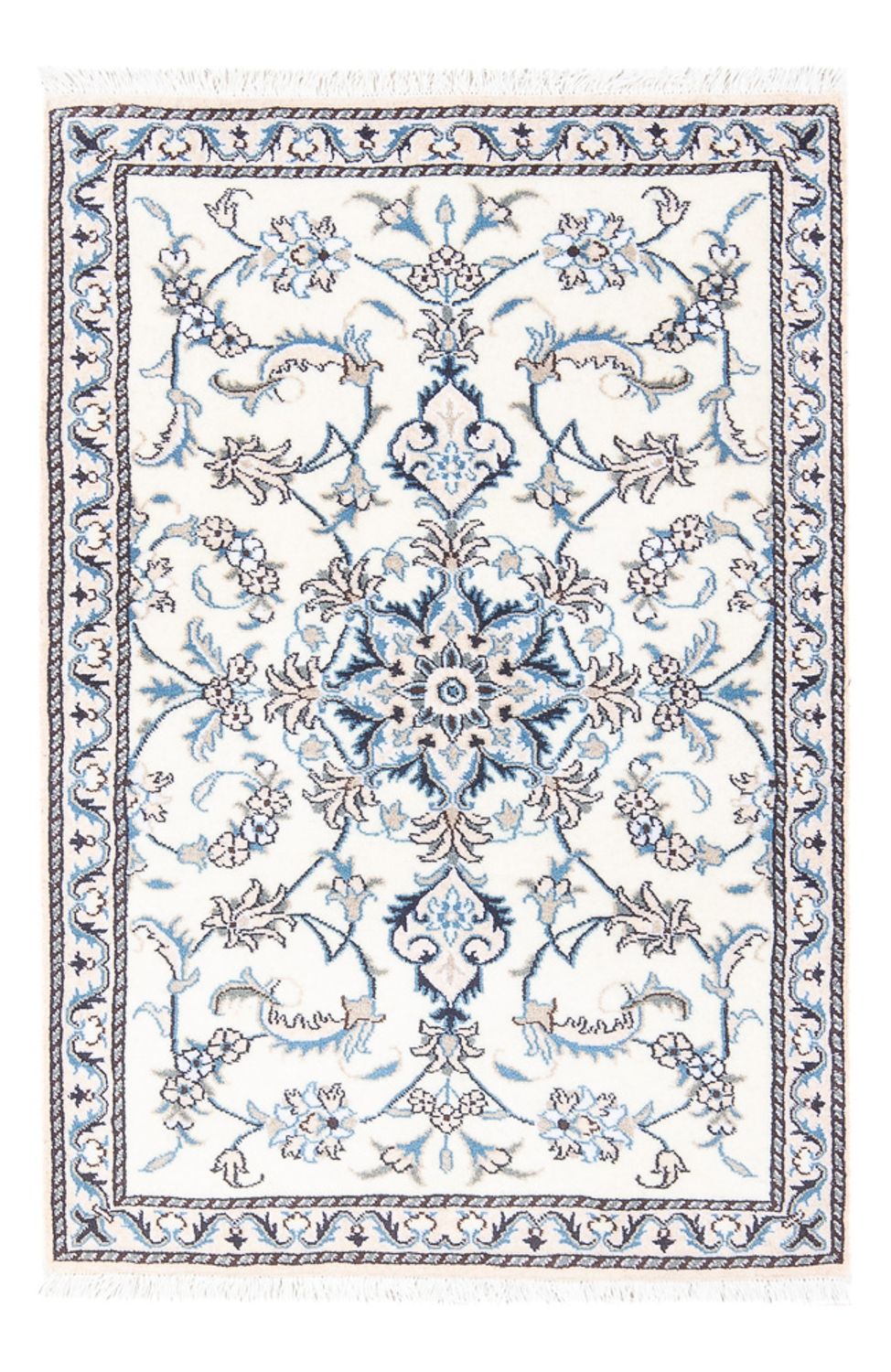 Perser Rug - Nain - 140 x 90 cm - silver