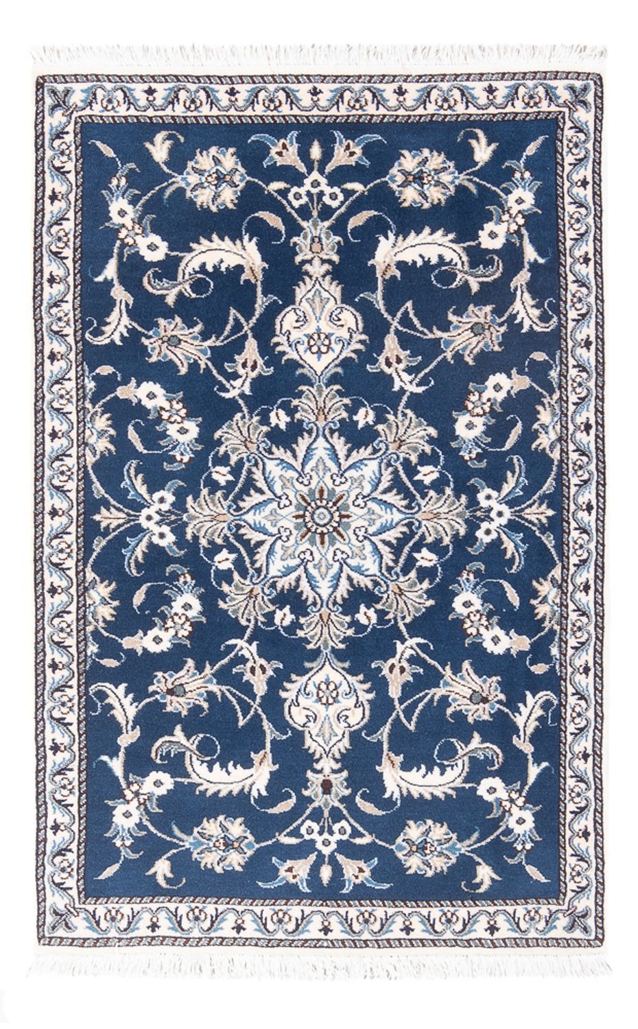 Perser Rug - Nain - 140 x 90 cm - dark blue