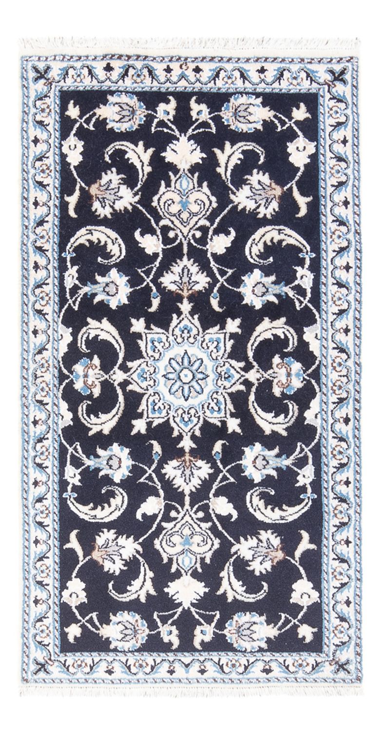 Perser Rug - Nain - 134 x 70 cm - dark blue