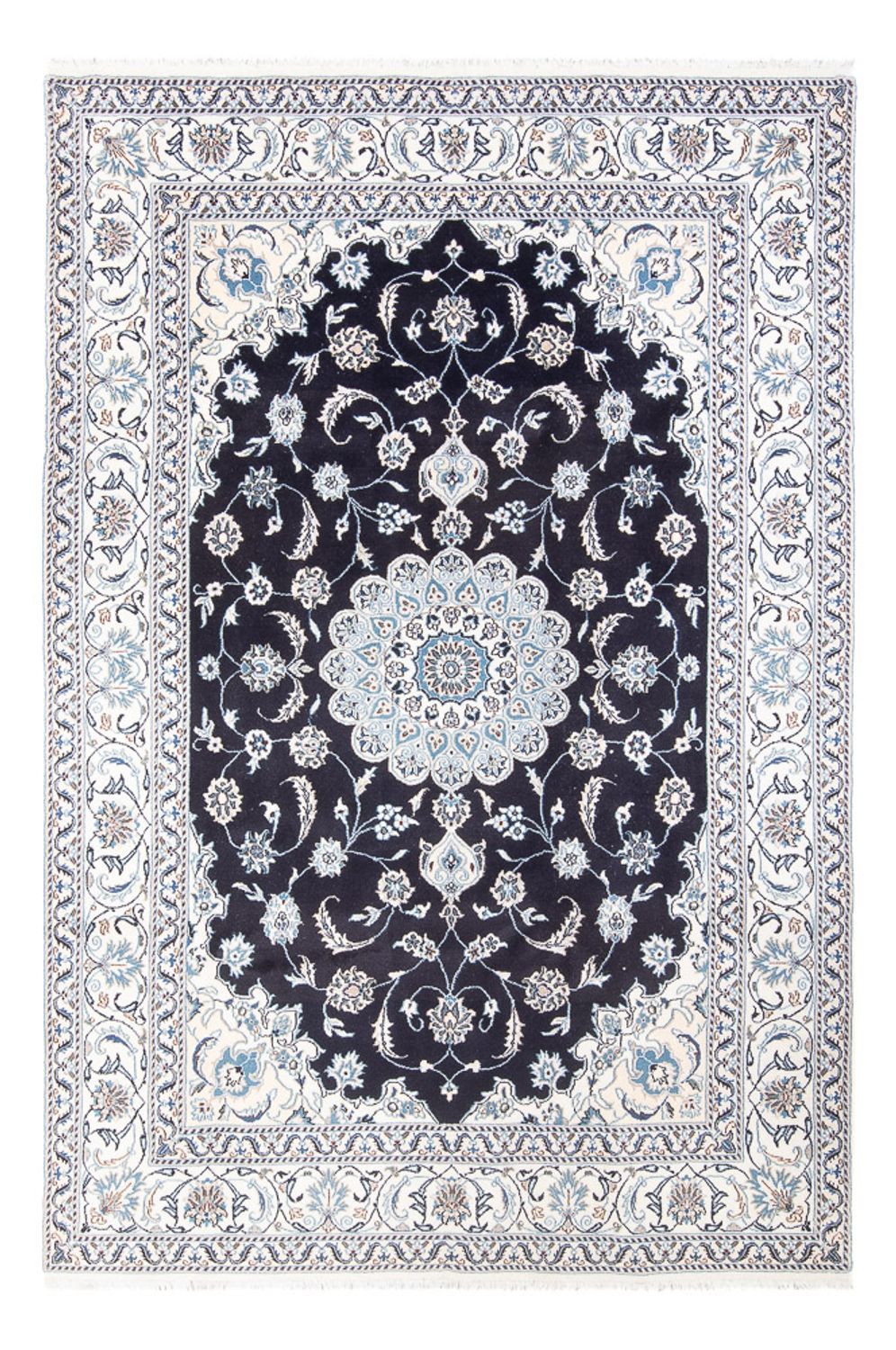 Perser Rug - Nain - 297 x 198 cm - dark blue