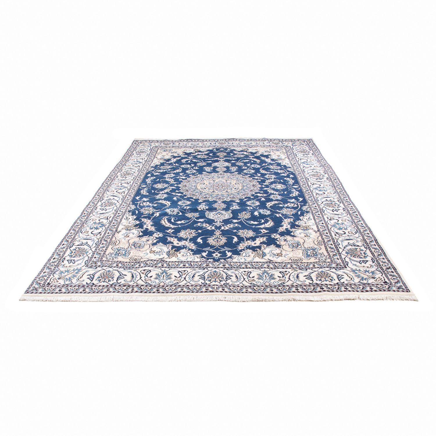 Perser Rug - Nain - 302 x 196 cm - blue