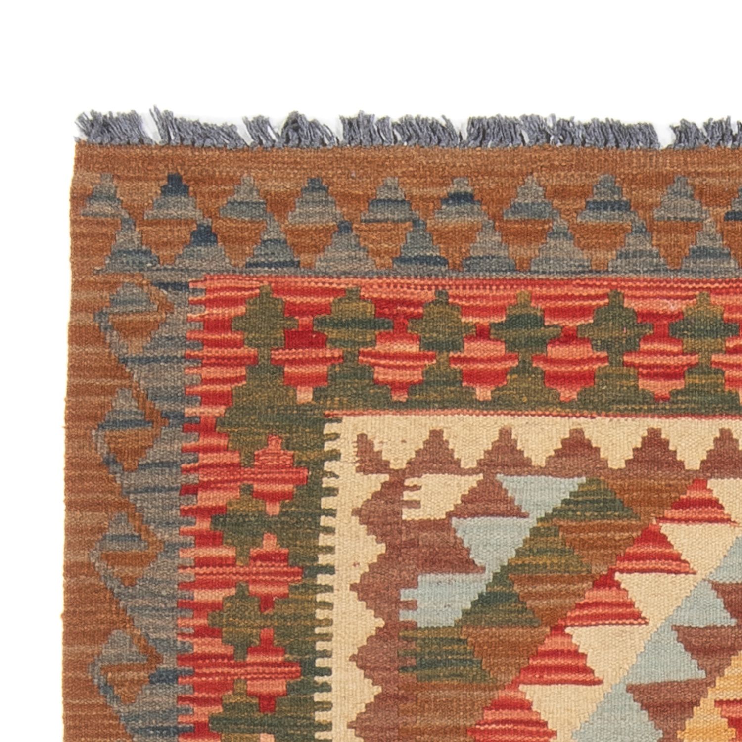 Runner Kelim Rug - Splash - 201 x 100 cm - multicolored