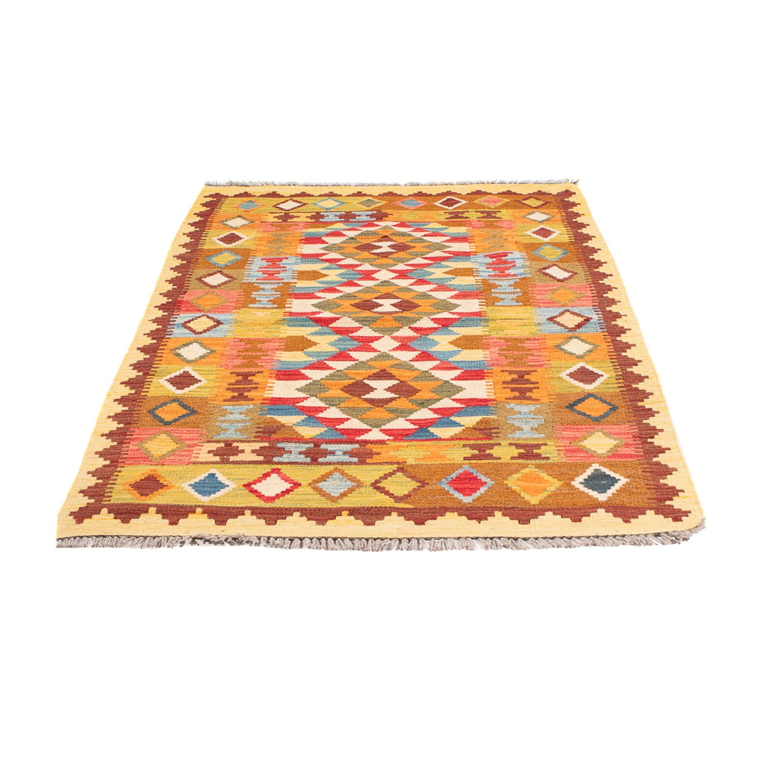 Kelim Rug - Splash - 162 x 101 cm - multicolored