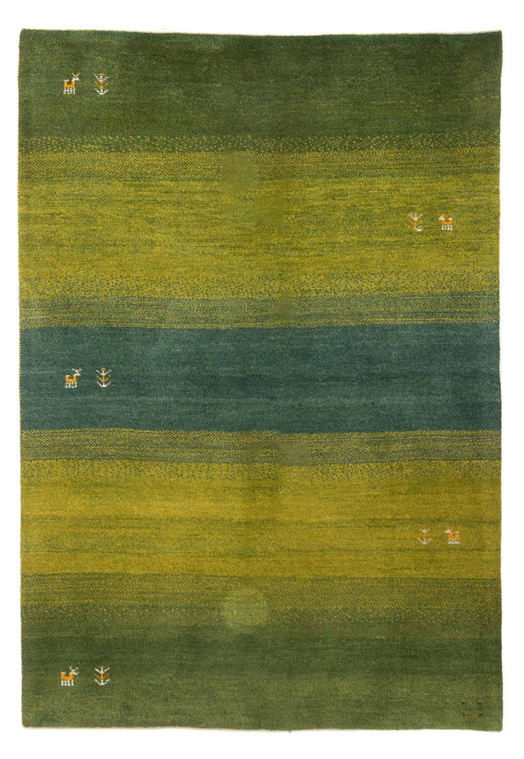 Gabbeh Rug - Perser - 201 x 148 cm - green