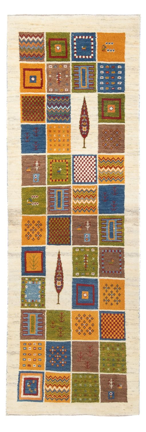 Runner Gabbeh Rug - Perser - 242 x 83 cm - multicolored