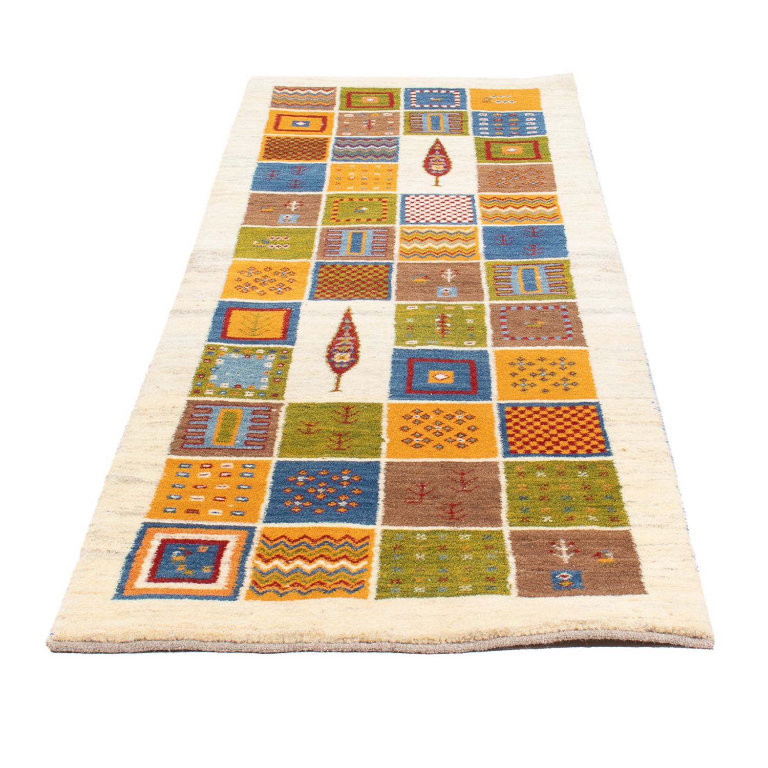 Runner Gabbeh Rug - Perser - 242 x 83 cm - multicolored