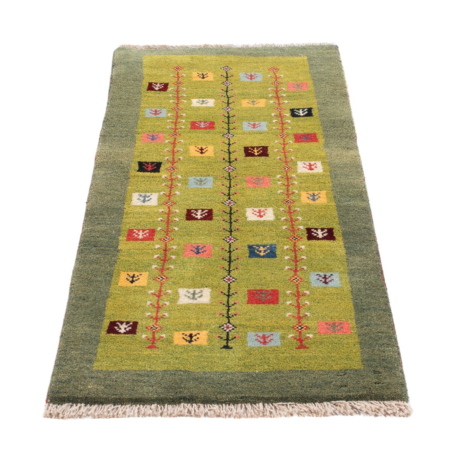 Runner Gabbeh Rug - Perser - 150 x 55 cm - multicolored