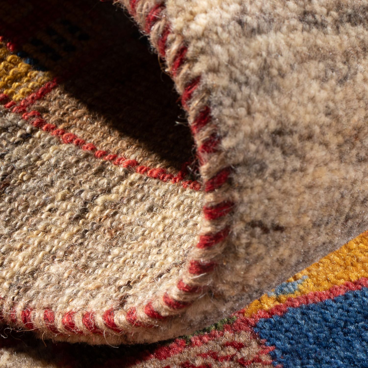 Runner Gabbeh Rug - Perser - 145 x 46 cm - multicolored