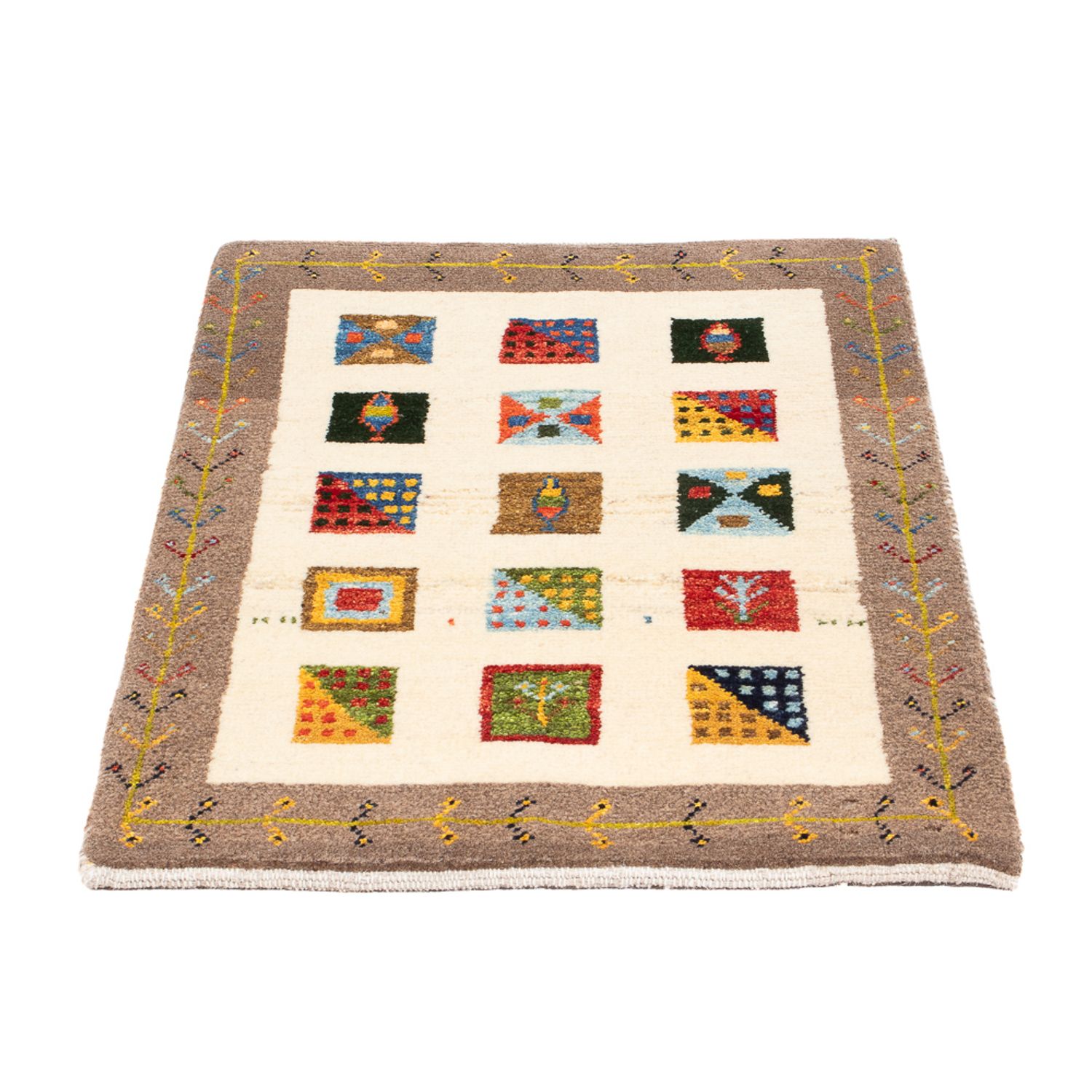 Gabbeh Rug - Perser - 87 x 60 cm - multicolored