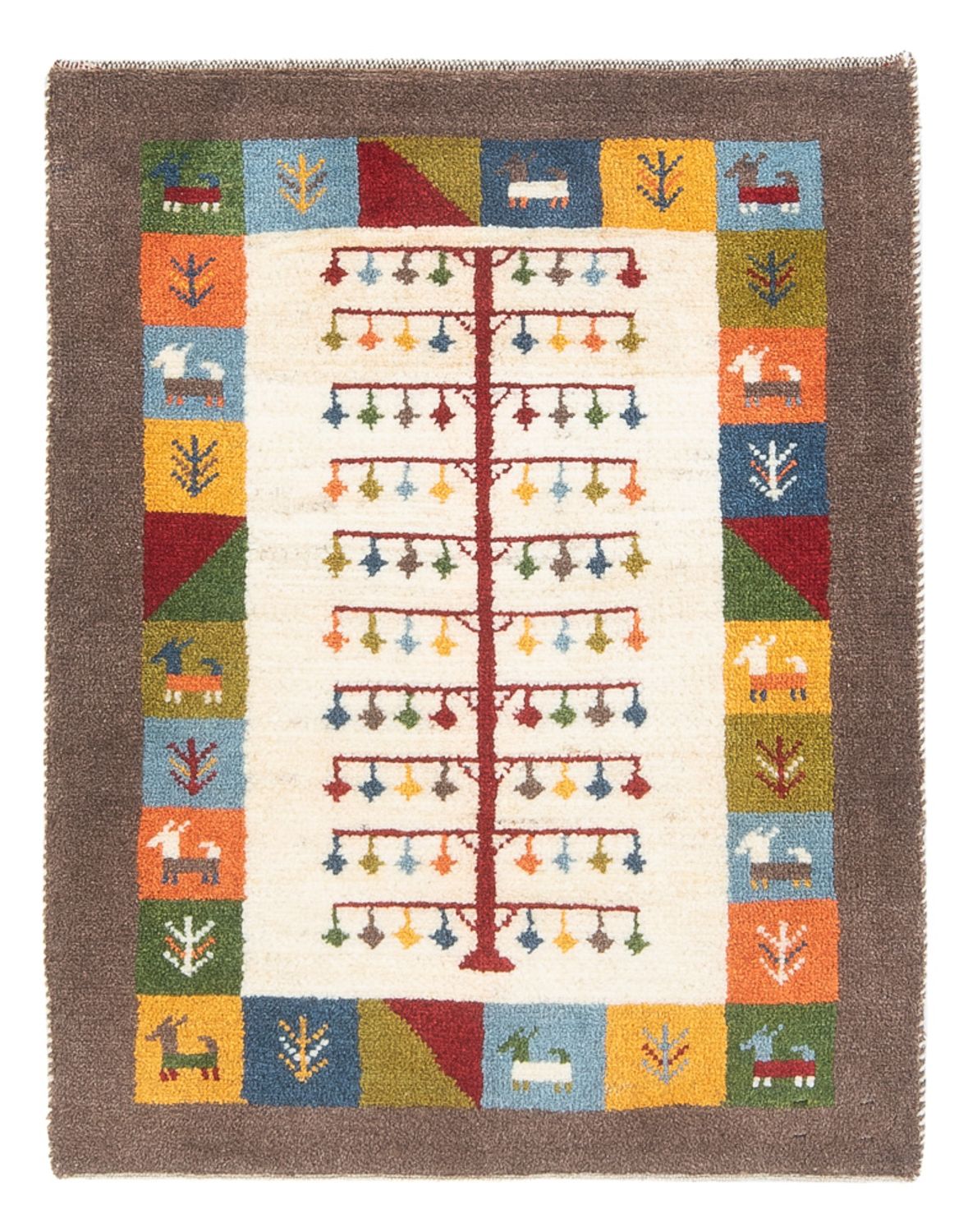 Gabbeh Rug - Perser - 90 x 63 cm - multicolored