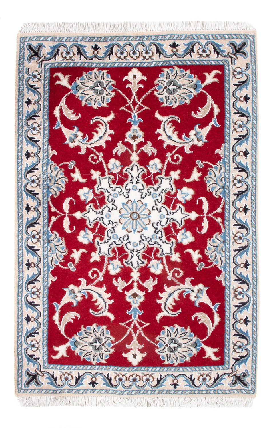 Perser Rug - Nain - 94 x 60 cm - red