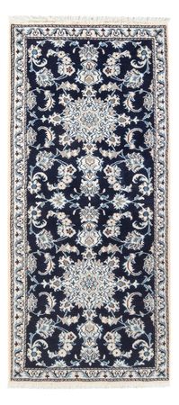 Runner Perser Rug - Nain - 197 x 77 cm - dark blue