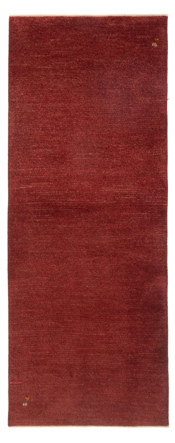 Runner Gabbeh Rug - Perser - 197 x 82 cm - dark red