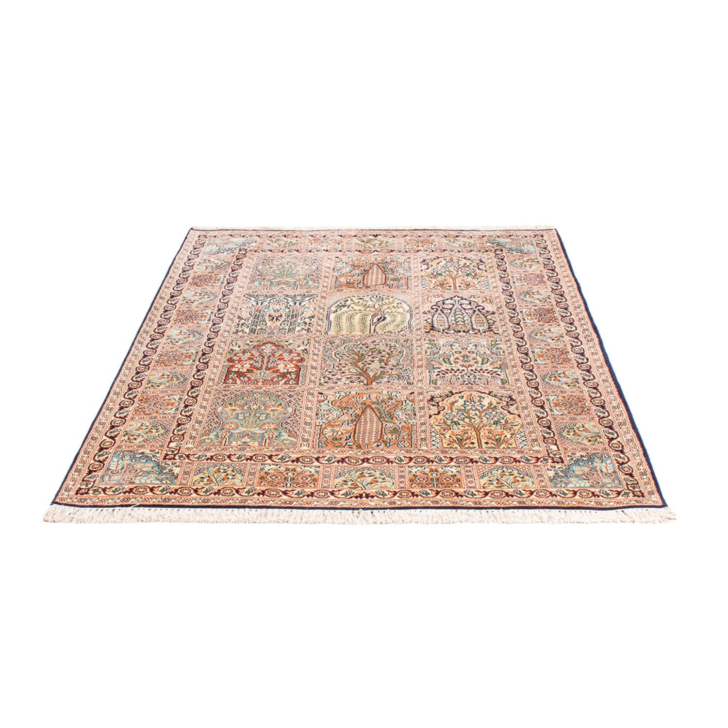 Silk Rug - Kashmir Silk - 178 x 123 cm - beige