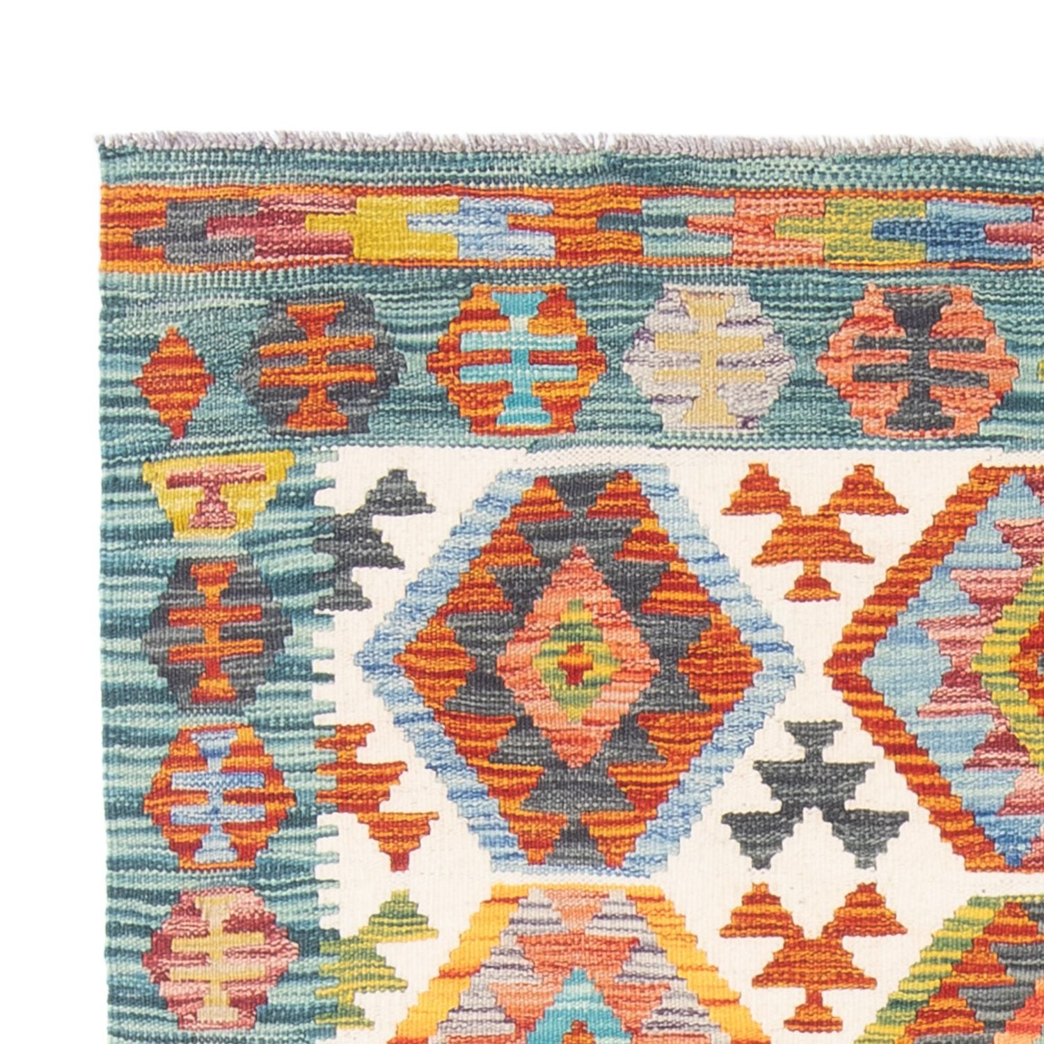 Kelim Rug - Splash - 182 x 126 cm - multicolored