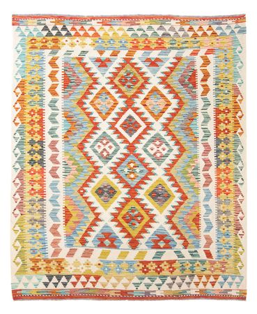 Kelim Rug - Splash - 196 x 157 cm - multicolored