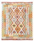 Kelim Rug - Splash - 196 x 157 cm - multicolored