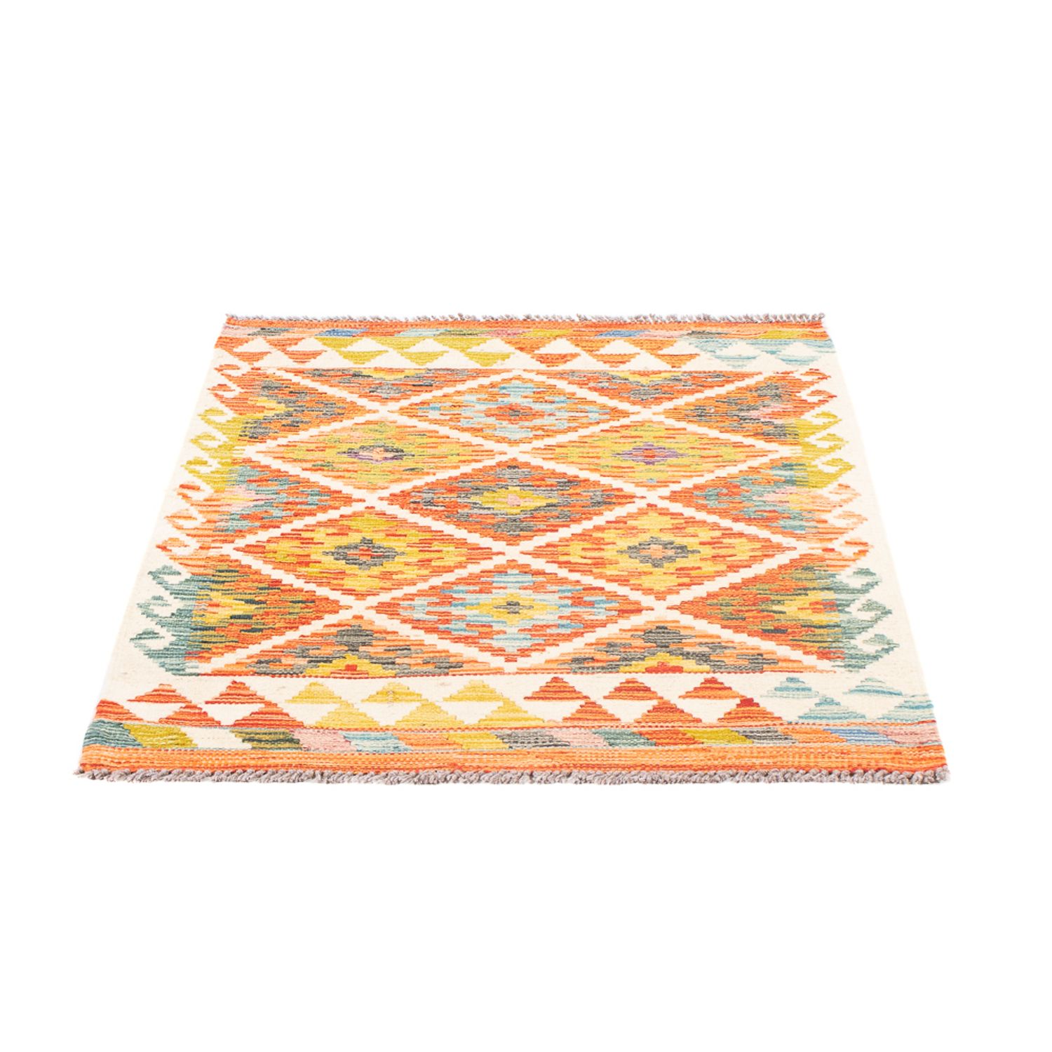 Kelim Rug - Splash - 123 x 83 cm - multicolored