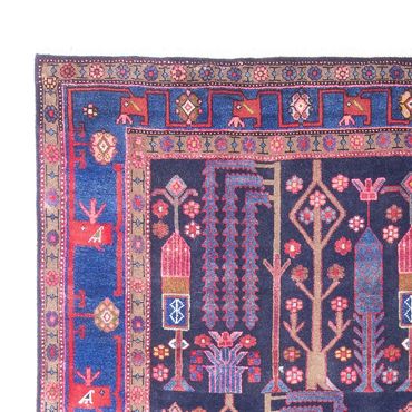 Perser Rug - Nomadic - 230 x 160 cm - purple