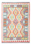 Kelim Rug - Splash - 150 x 110 cm - multicolored