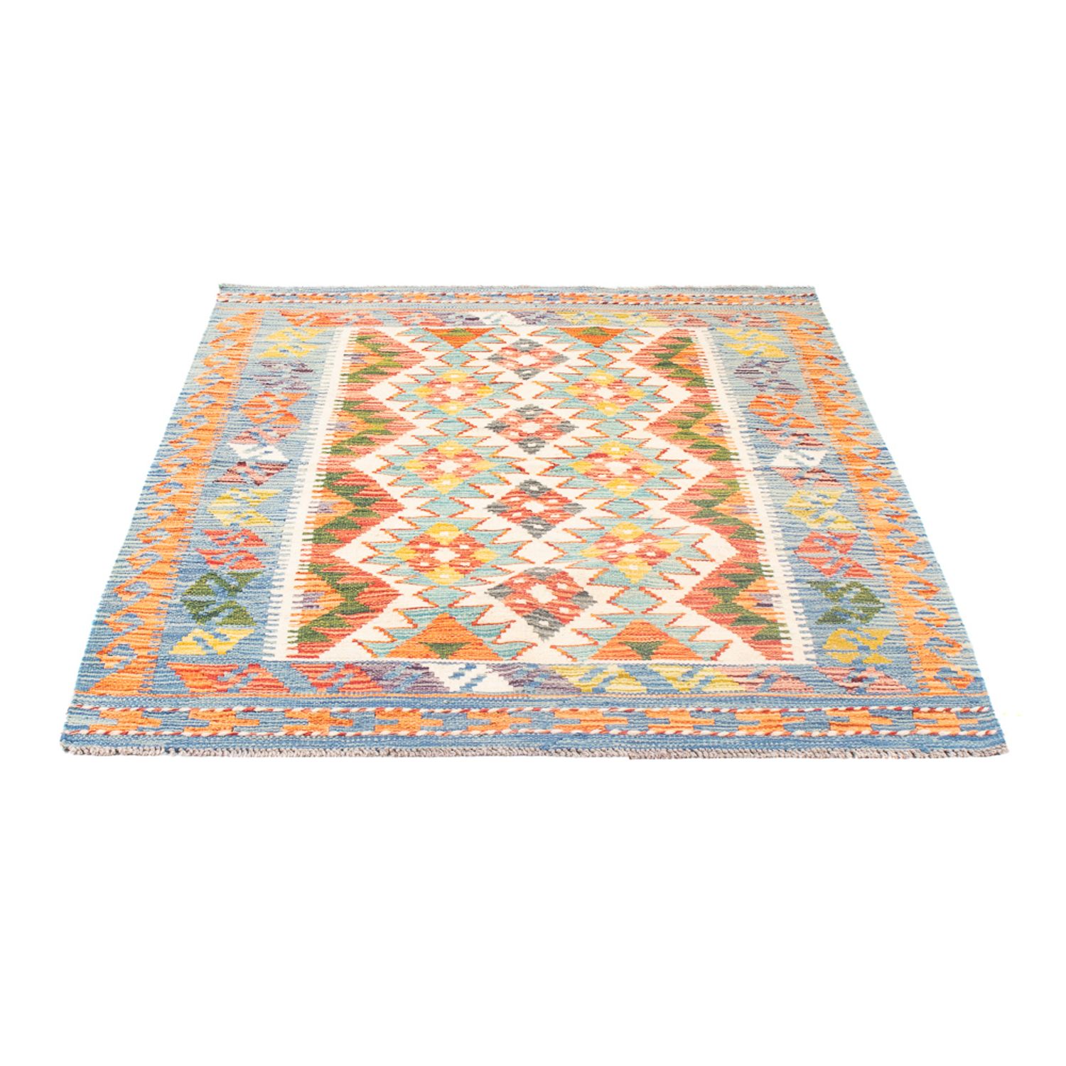 Kelim Rug - Splash - 143 x 98 cm - multicolored