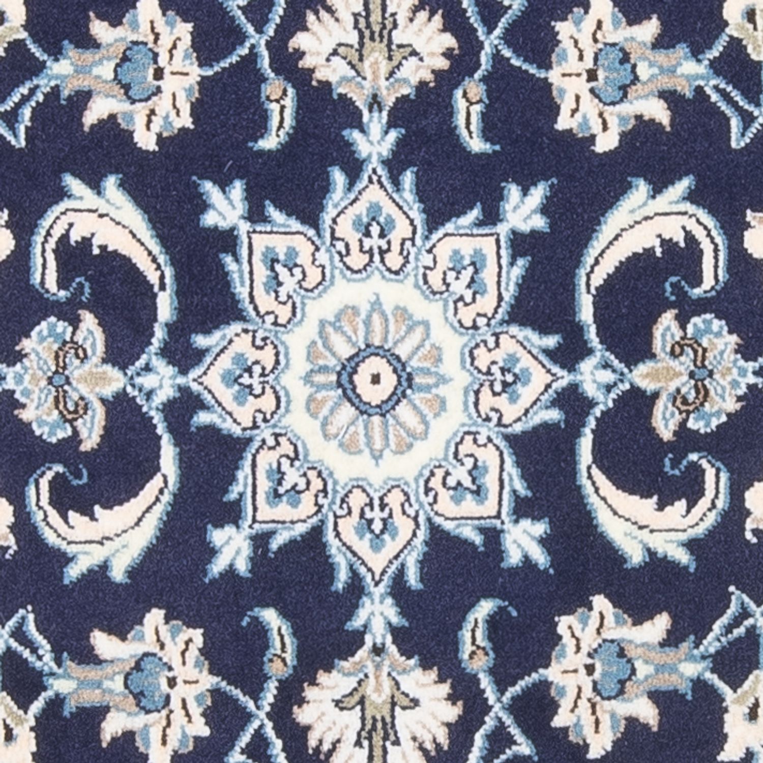 Perser Rug - Nain - 134 x 67 cm - dark blue