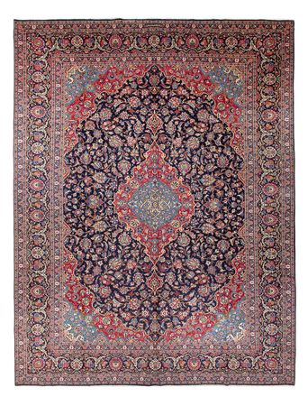 Perser Rug - Keshan - Antique - 410 x 298 cm - dark blue