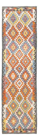 Runner Kelim Rug - Splash - 299 x 86 cm - multicolored