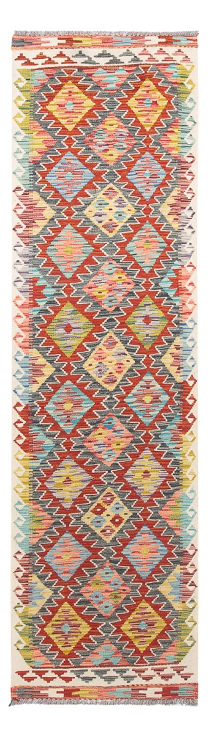 Runner Kelim Rug - Splash - 286 x 78 cm - multicolored