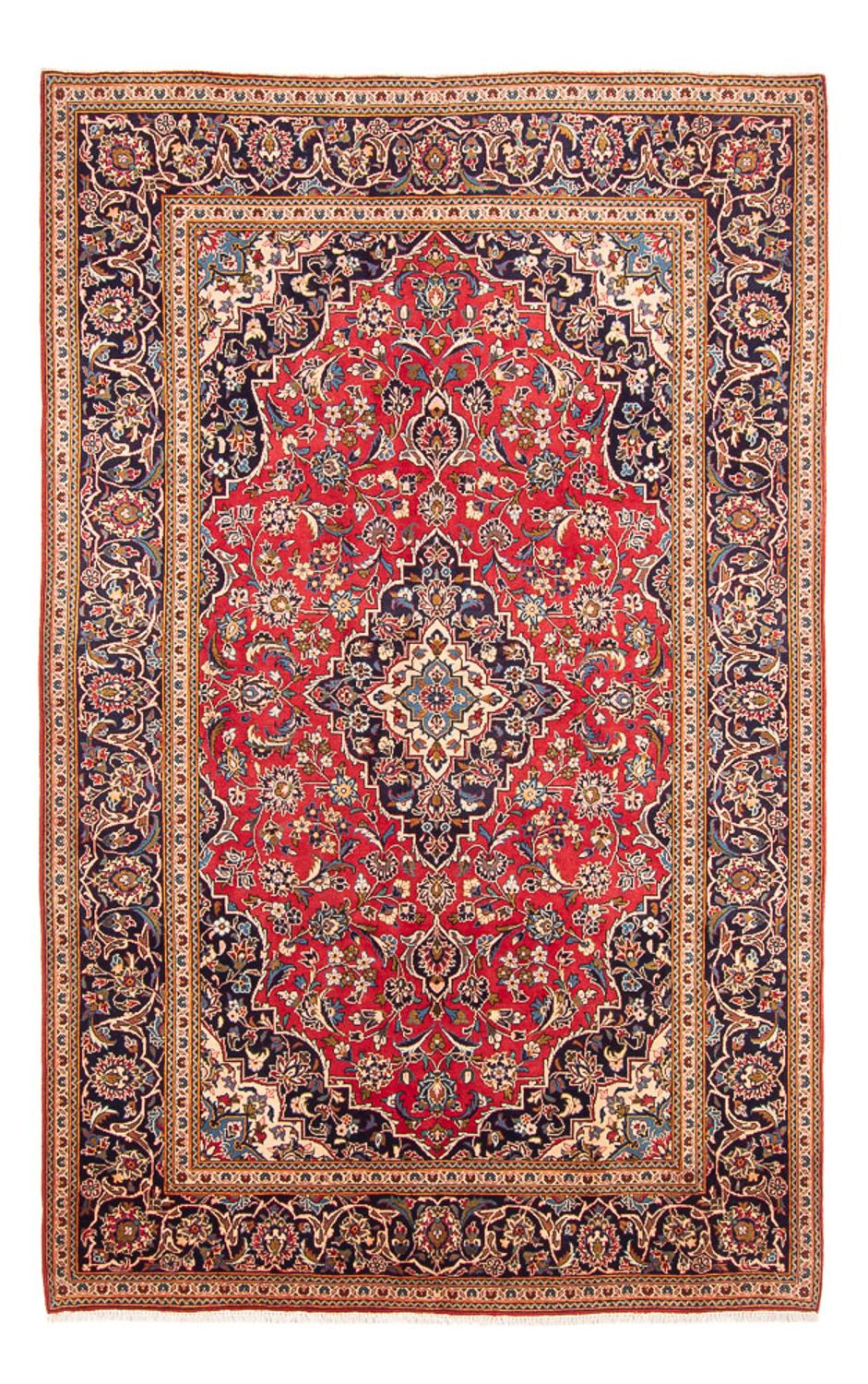 Perser Rug - Keshan - 293 x 193 cm - red