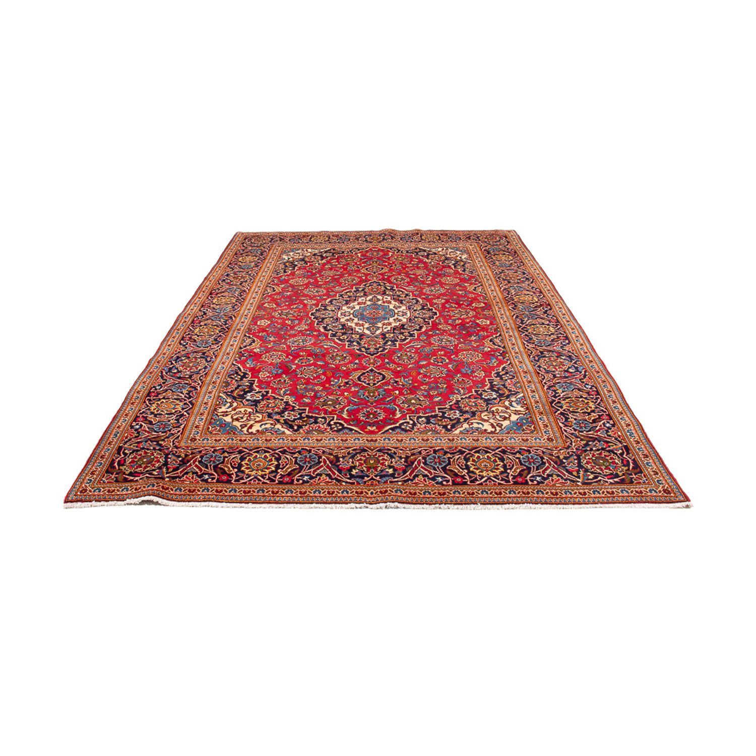 Perser Rug - Keshan - 297 x 193 cm - red