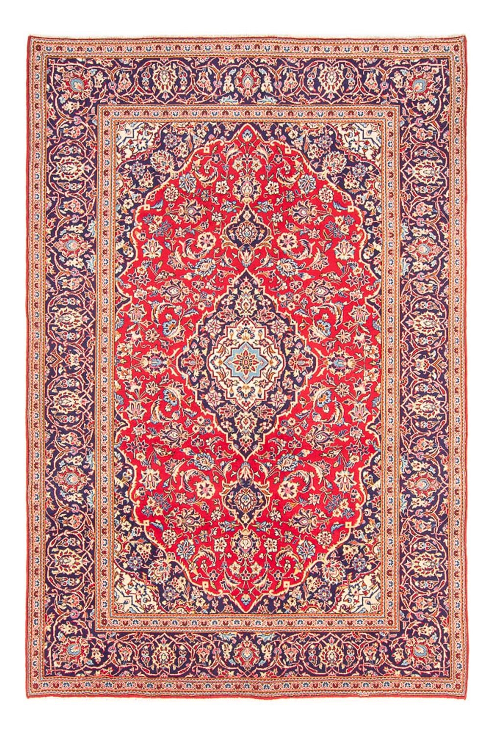 Perser Rug - Keshan - 293 x 196 cm - red