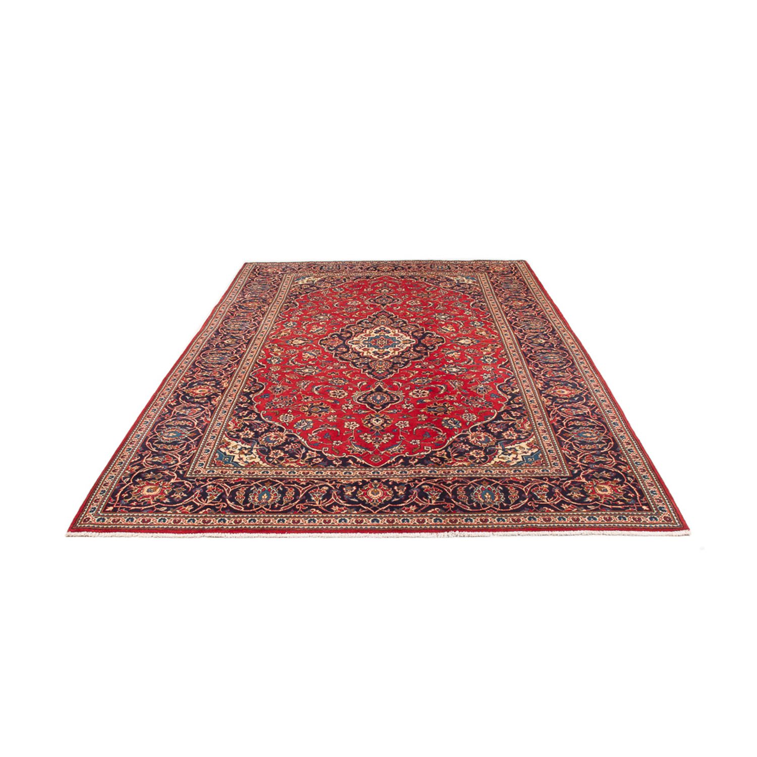 Perser Rug - Keshan - 303 x 191 cm - red