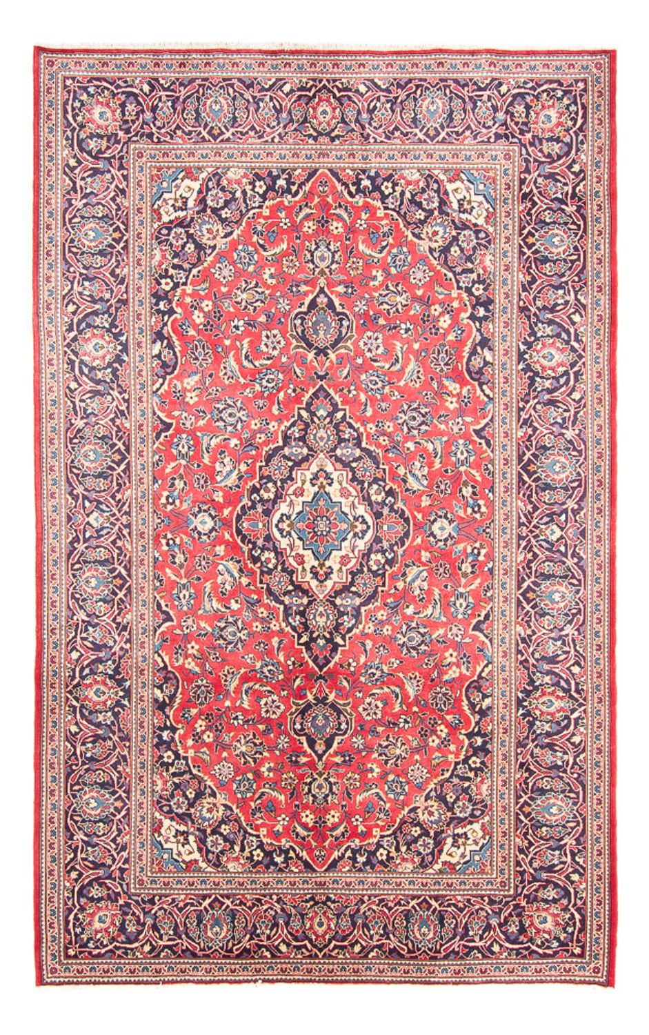 Perser Rug - Keshan - 300 x 195 cm - red