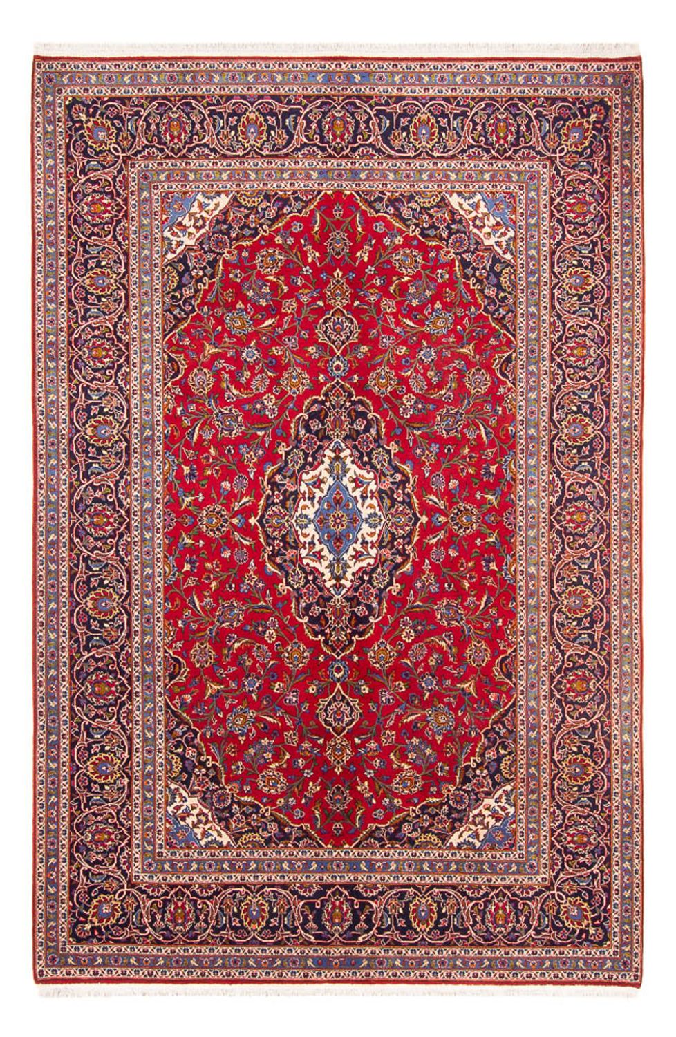 Perser Rug - Keshan - 293 x 202 cm - red