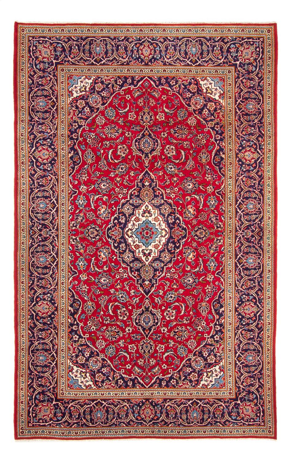 Perser Rug - Keshan - 302 x 202 cm - red