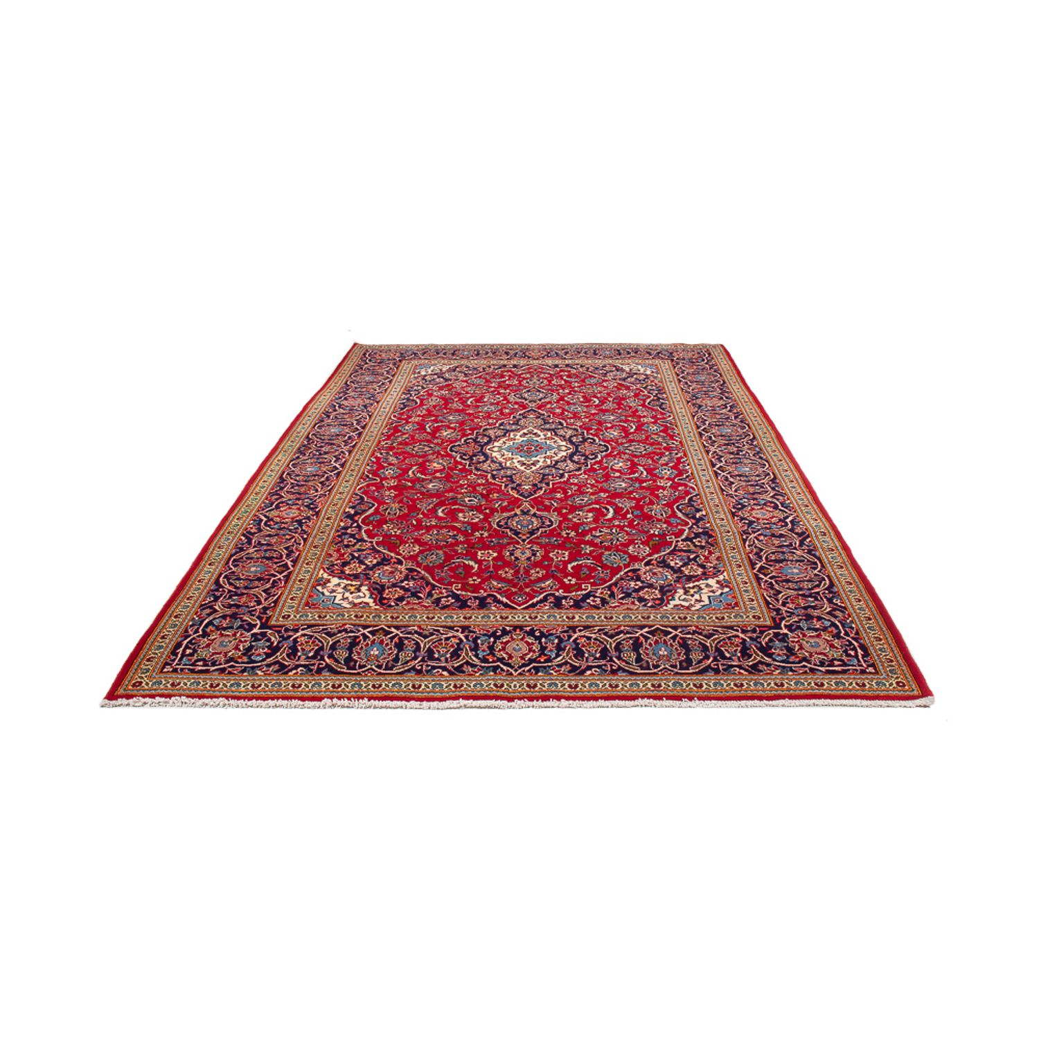 Perser Rug - Keshan - 302 x 202 cm - red