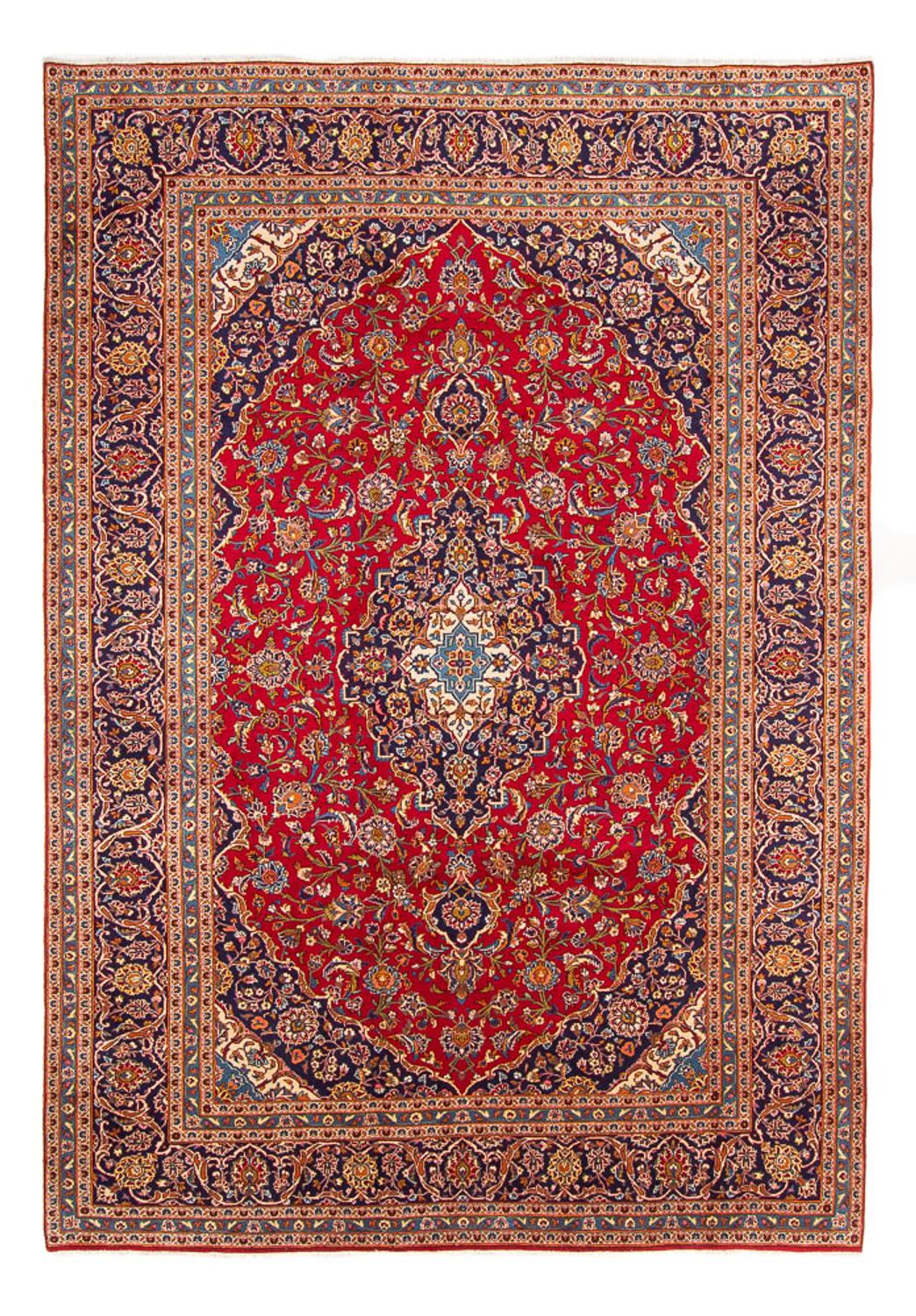 Perser Rug - Keshan - 343 x 242 cm - red