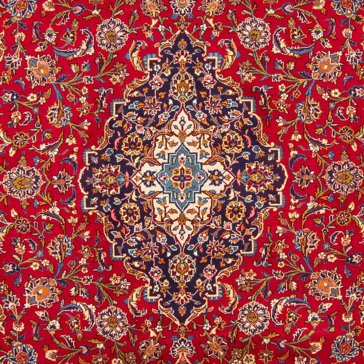 Perser Rug - Keshan - 343 x 242 cm - red