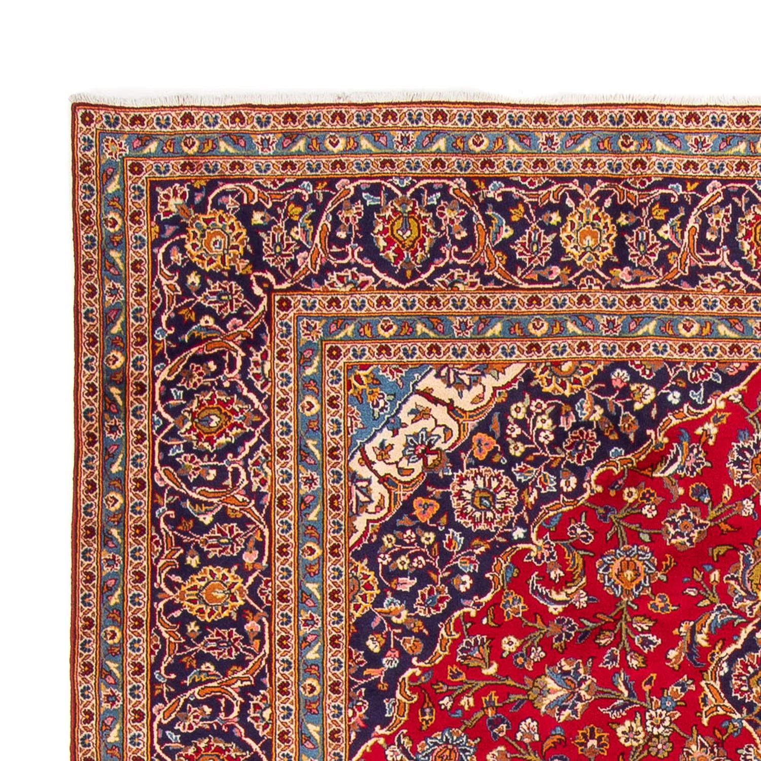 Perser Rug - Keshan - 343 x 242 cm - red