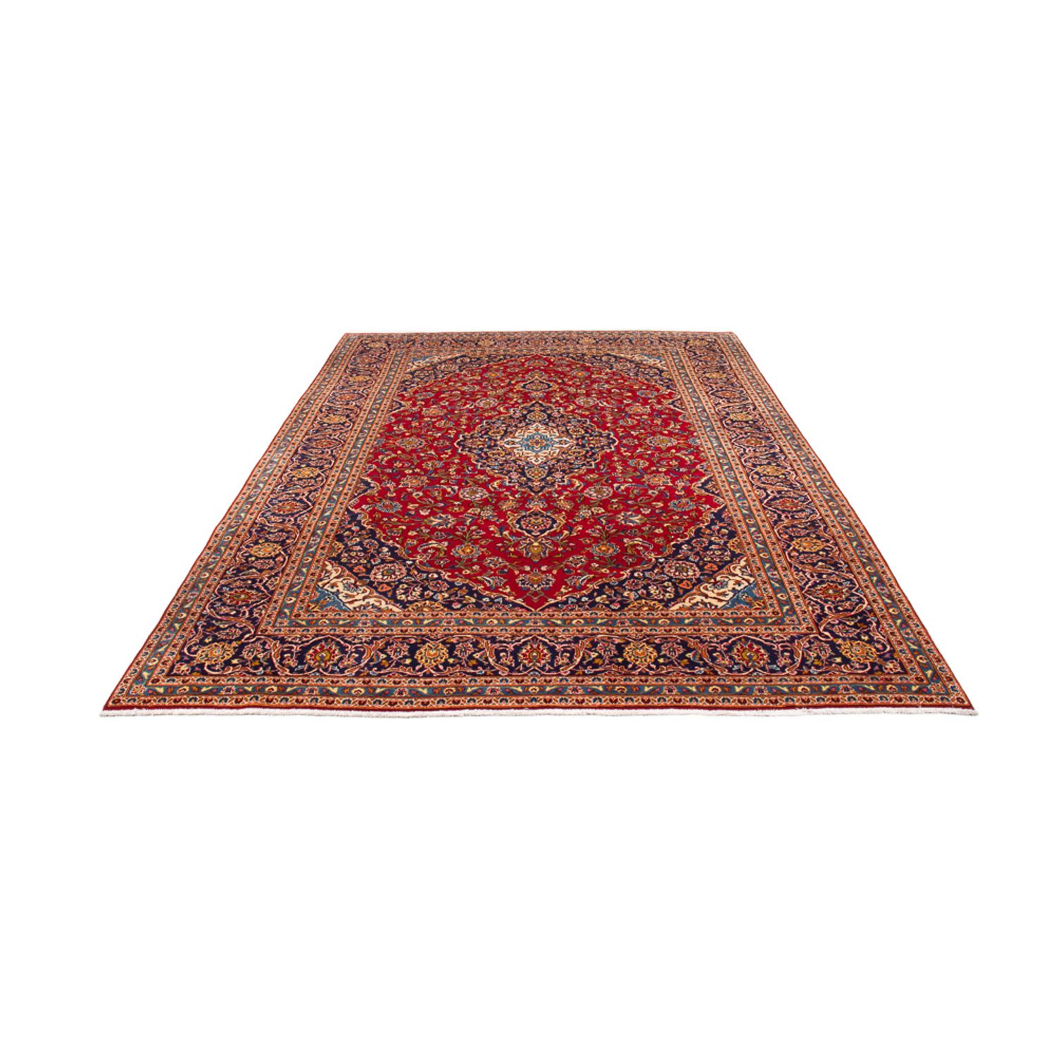 Perser Rug - Keshan - 343 x 242 cm - red