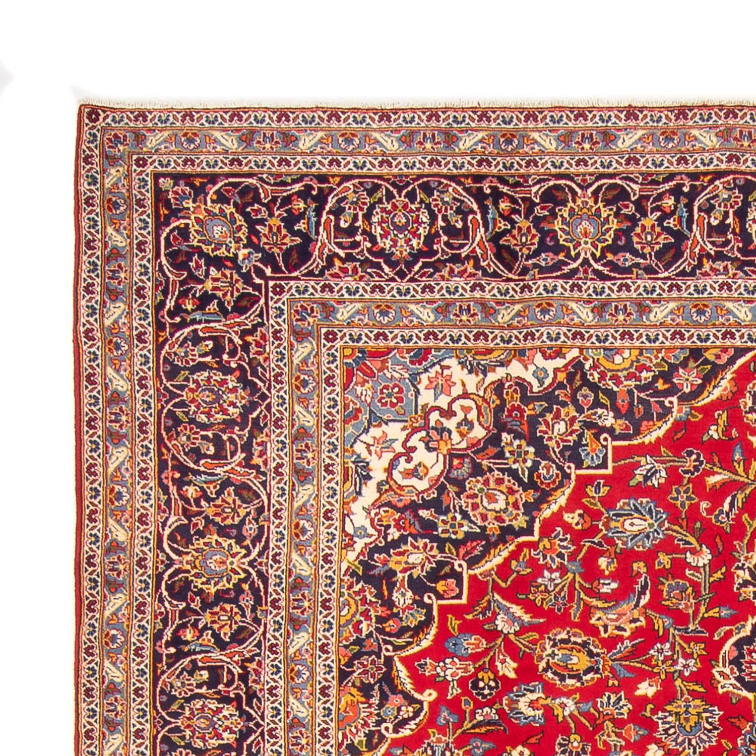 Perser Rug - Keshan - 343 x 252 cm - red