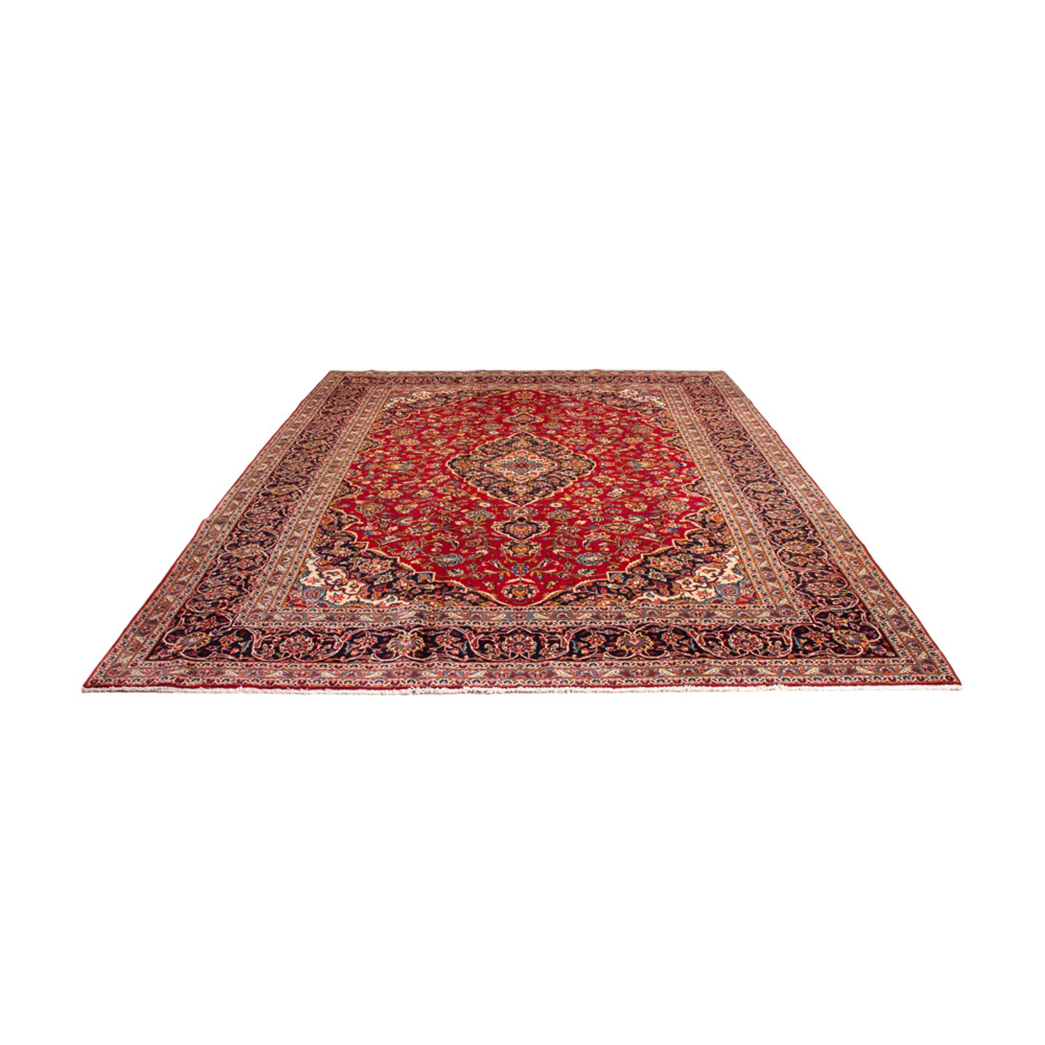 Perser Rug - Keshan - 343 x 252 cm - red