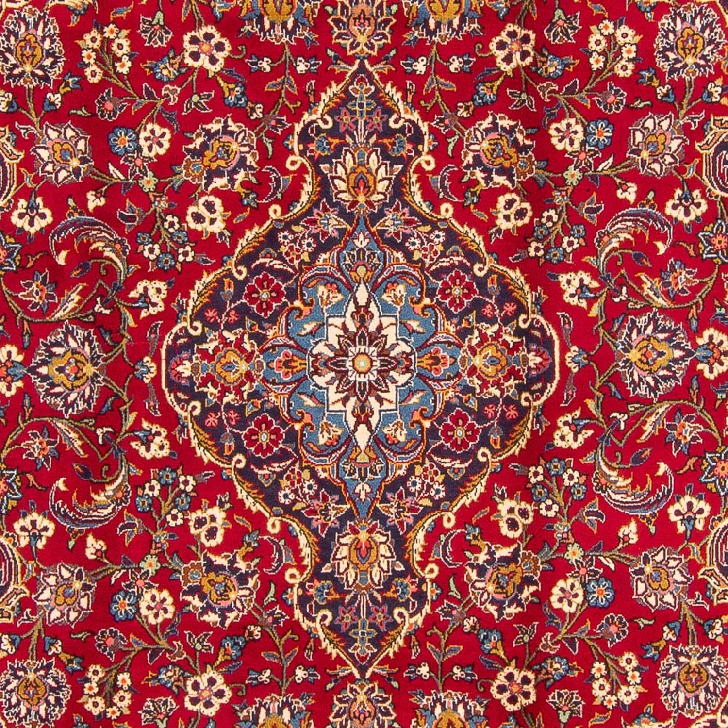 Perser Rug - Keshan - 374 x 244 cm - red