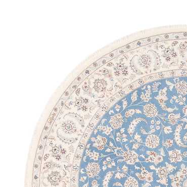 Perser Rug - Nain round  - 200 x 200 cm - light blue